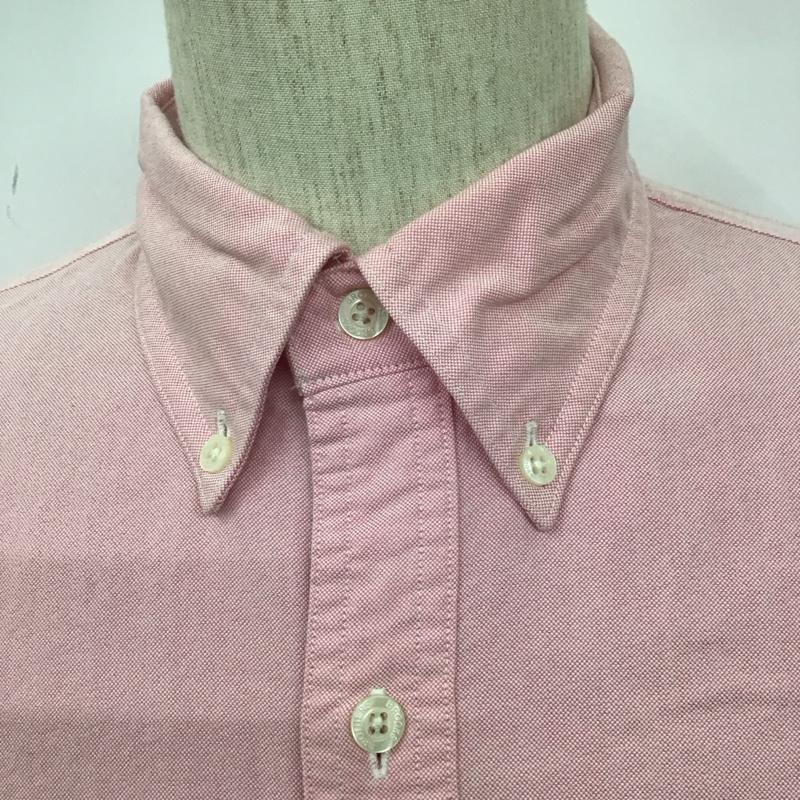 ブルックスブラザーズ BROOKS BROTHERS シャツ、ブラウス 長袖 ボタンダウン M 無地 桃 / ピンク /  メンズ USED 古着 中古 10111188