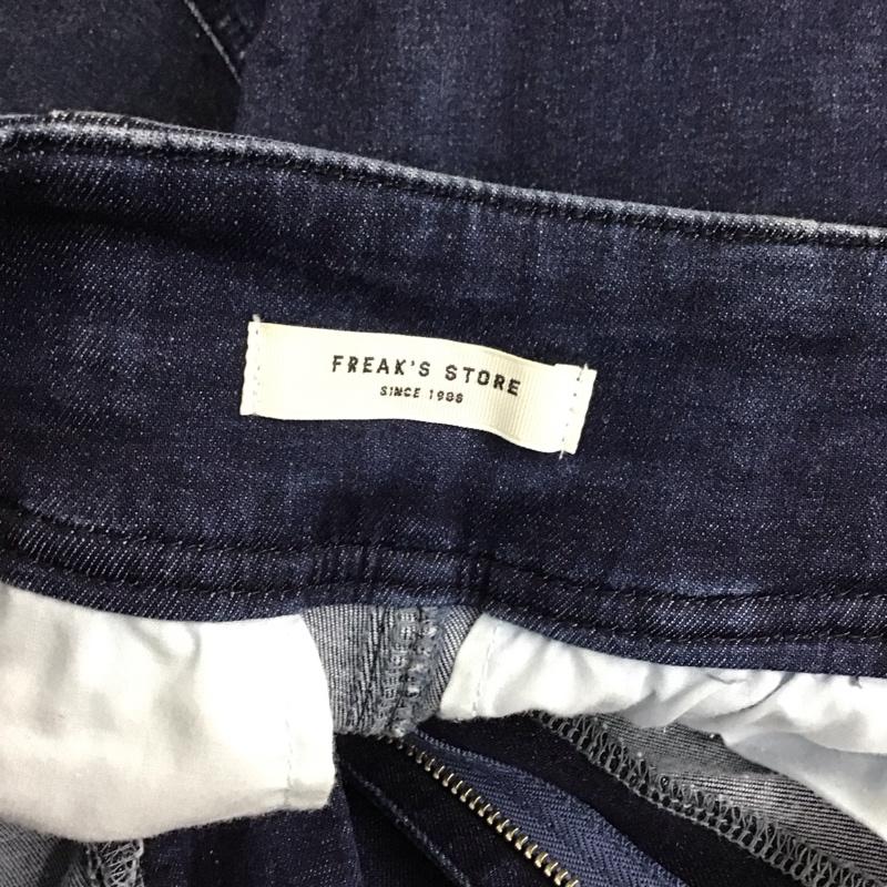 フリークスストア FREAK S STORE パンツ デニム、ジーンズ デニムパンツ ワイドパンツ ストレートパンツ カジュアルパンツ M 無地 インディゴ / インディゴ /  レディース USED 古着 中古 10117860