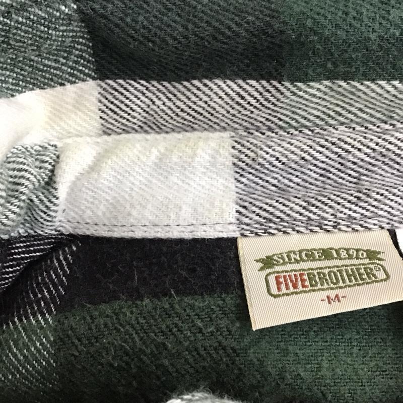ファイブブラザー FIVE BROTHER シャツ、ブラウス 長袖 長袖シャツ チェックシャツ カラーシャツ M チェック マルチカラー / マルチカラー /  メンズ USED 古着 中古 10127129