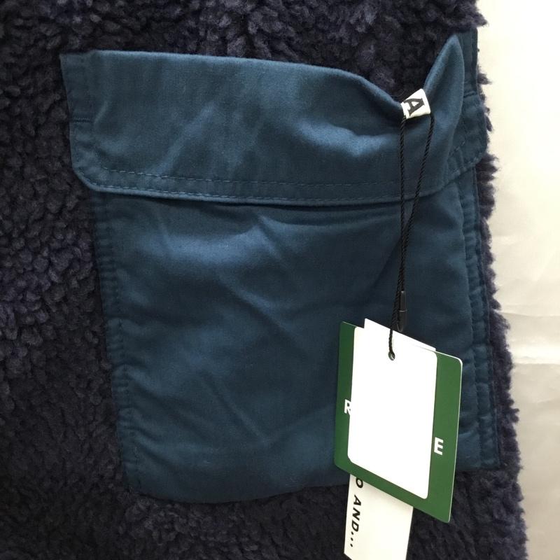 ニコアンド niko and... パンツ ショートパンツ ショートパンツ ハーフパンツ カジュアルパンツ リバーシブル フリースパンツ 3 無地 紺 / ネイビー /  メンズ USED 古着 中古 10113874