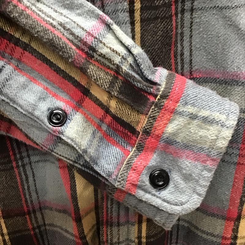 ショット schott シャツ、ブラウス 長袖 長袖シャツ カラーシャツ ポケットシャツ 長袖カットソー チェックシャツ XL チェック マルチカラー / マルチカラー /  メンズ USED 古着 中古 10116289