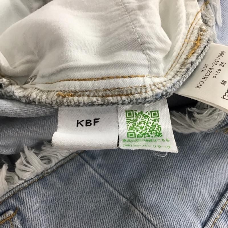 ケービーエフ KBF パンツ デニム、ジーンズ 36 無地 水色 / ライトブルー /  レディース USED 古着 中古 10150579