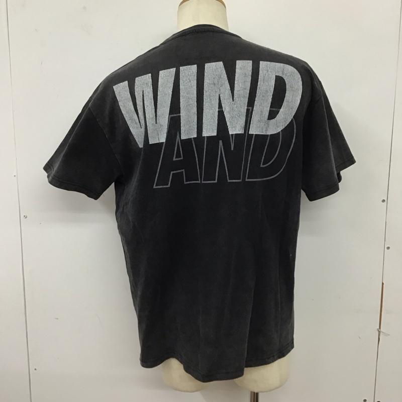 ウィンダンシー WIND AND SEA Tシャツ 半袖 M ロゴ、文字 X プリント 黒 / ブラック /  メンズ USED 古着 中古 10125014