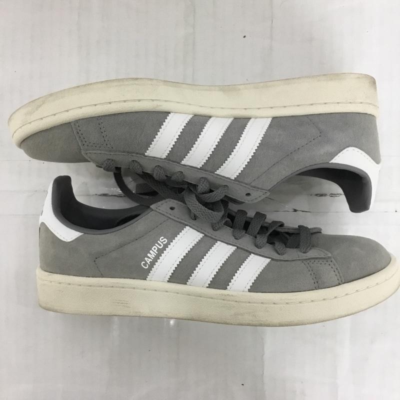 アディダス adidas スニーカー スニーカー BZ0085 CAMPUS 25.5cm 25.5cm ロゴ、文字 灰 / グレー / X 白 / ホワイト /  メンズ USED 古着 中古 10123630