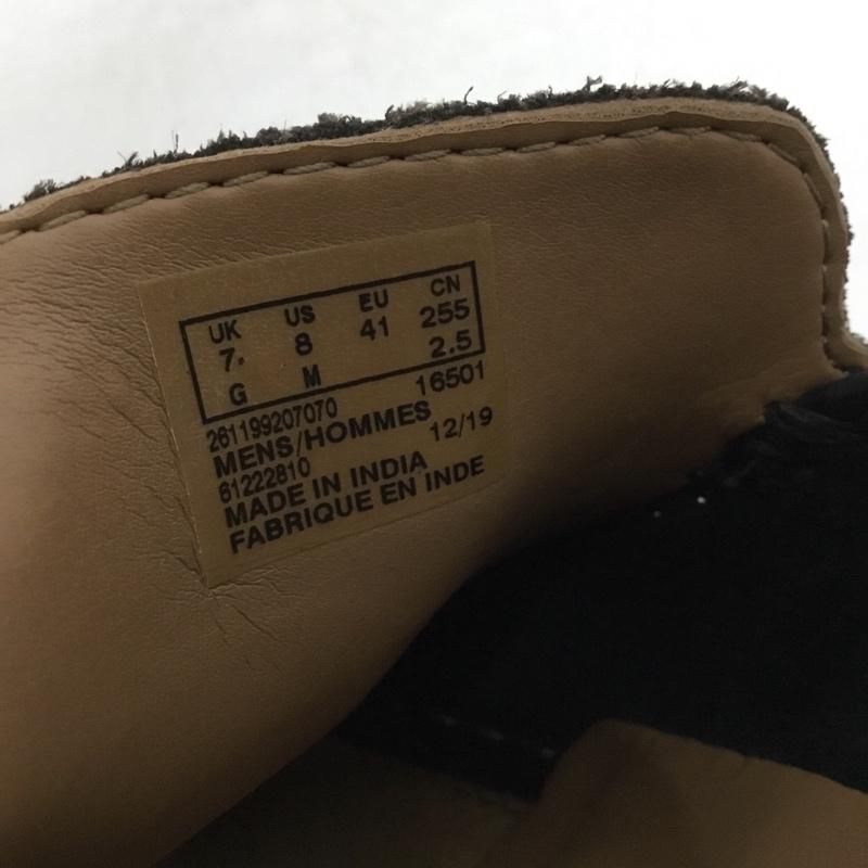 クラークス Clarks スリッポン スリッポン ハミルトンフリー UK7 US：8 無地 黒 / ブラック /  メンズ USED 古着 中古 10149861