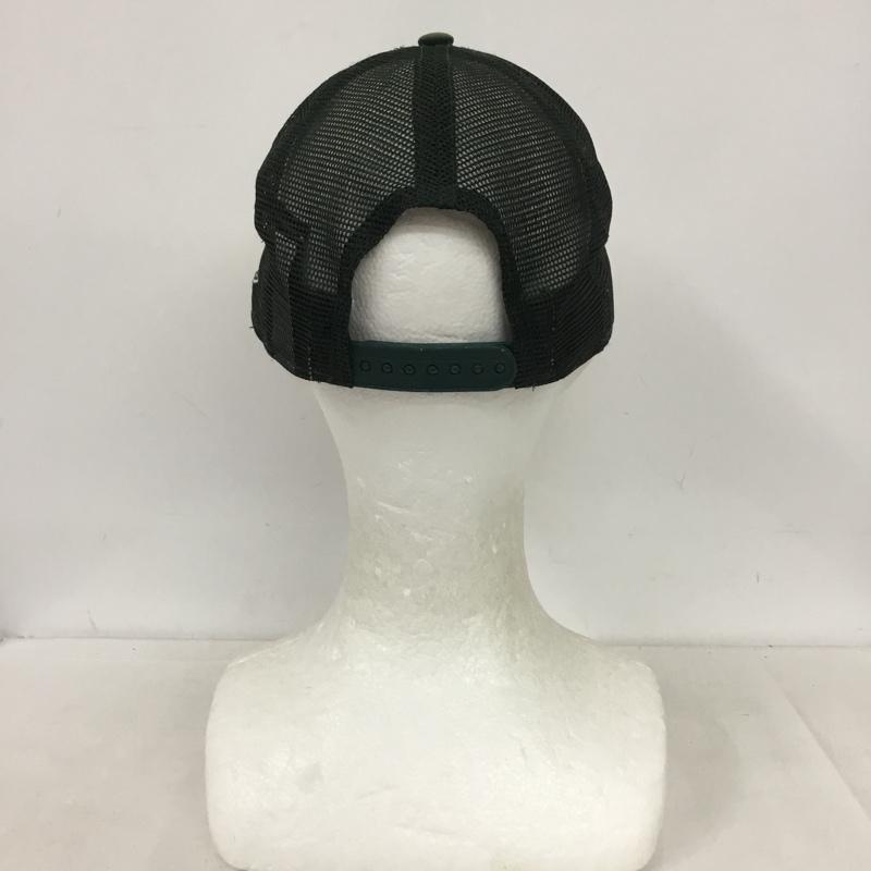 ニューエラ NEW ERA 帽子 キャップ オークランド アスレチックス メッシュキャップ ロゴ、文字 緑 / グリーン / X 黄 / イエロー /  メンズ USED 古着 中古 10150223