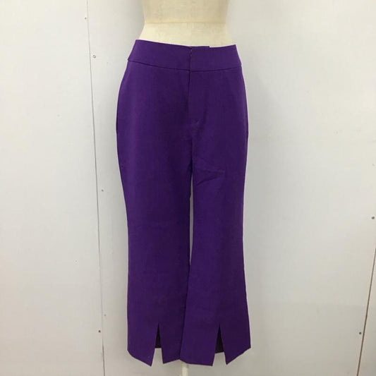 スライ SLY パンツ スラックス 030bay31-2430 JW C/P MANISH FLARE PT 2 無地 紫 / パープル /  レディース USED 古着 中古 10119883