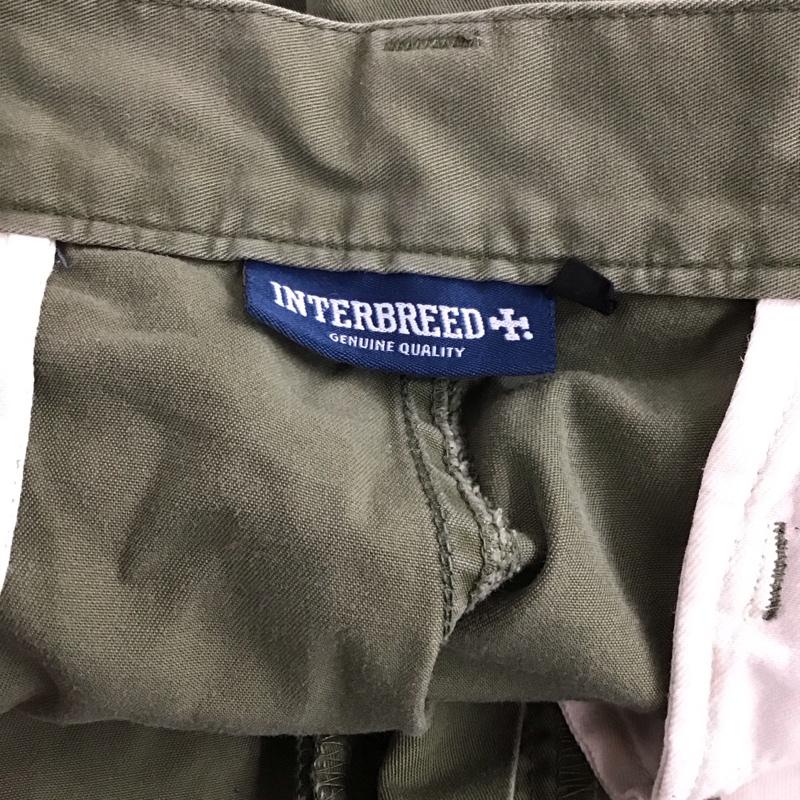 インターブリード INTERBREED パンツ ワークパンツ、ペインターパンツ ワイドパンツ カジュアルパンツ ワークパンツ ミリタリーパンツ XL 無地 カーキ / カーキ /  メンズ USED 古着 中古 10151083