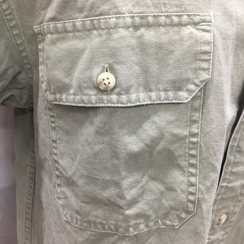 エルエルビーン L.L.Bean シャツ、ブラウス 半袖 半袖シャツ カラーシャツ 半袖カットソー S 無地 カーキ / カーキ /  メンズ USED 古着 中古 10122854