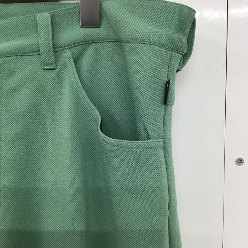 グラム glamb パンツ スラックス ワイドパンツ スラックスパンツ カジュアルパンツ ストレッチ L 無地 薄緑 / ライトグリーン /  メンズ USED 古着 中古 10144496