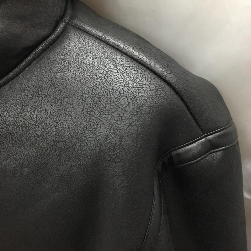 ザラ ZARA ジャケット、上着 ジャンパー、ブルゾン ジップアップジャケット ジャンパー ジャケット カジュアルジャケット アウター L 無地 黒 / ブラック /  メンズ USED 古着 中古 10108269