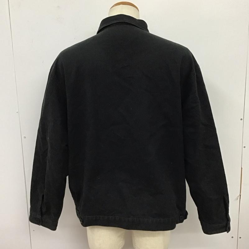 ディッキーズ Dickies ジャケット、上着 ジャケット、ブレザー ジップアップジャケット ジャンパー デニムジャケット カジュアルジャケット M 無地 黒 / ブラック /  メンズ USED 古着 中古 10116533