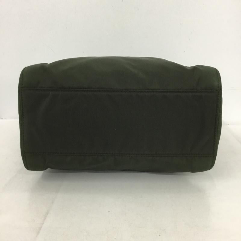 プラダ PRADA トートバッグ トートバッグ チェーンベルト ロゴ、文字 カーキ / カーキ / X 金 / ゴールド /  レディース USED 古着 中古 10150238