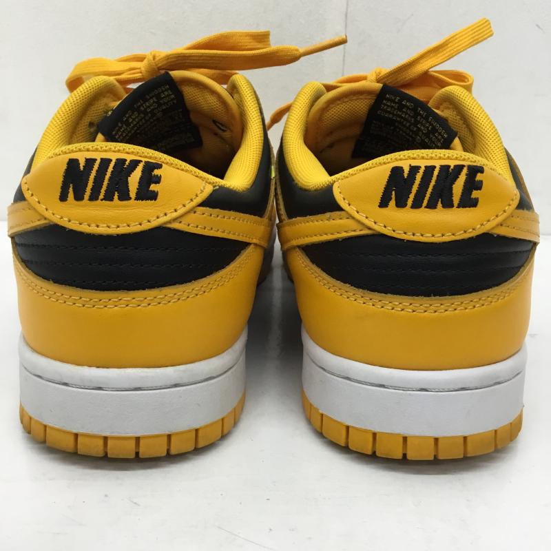 ナイキ NIKE スニーカー スニーカー DD1391-004 Dunk Low Championship Goldenrod 26.5cm ロゴ、文字 黒 / ブラック / X 黄 / イエロー /  メンズ USED 古着 中古 10141696