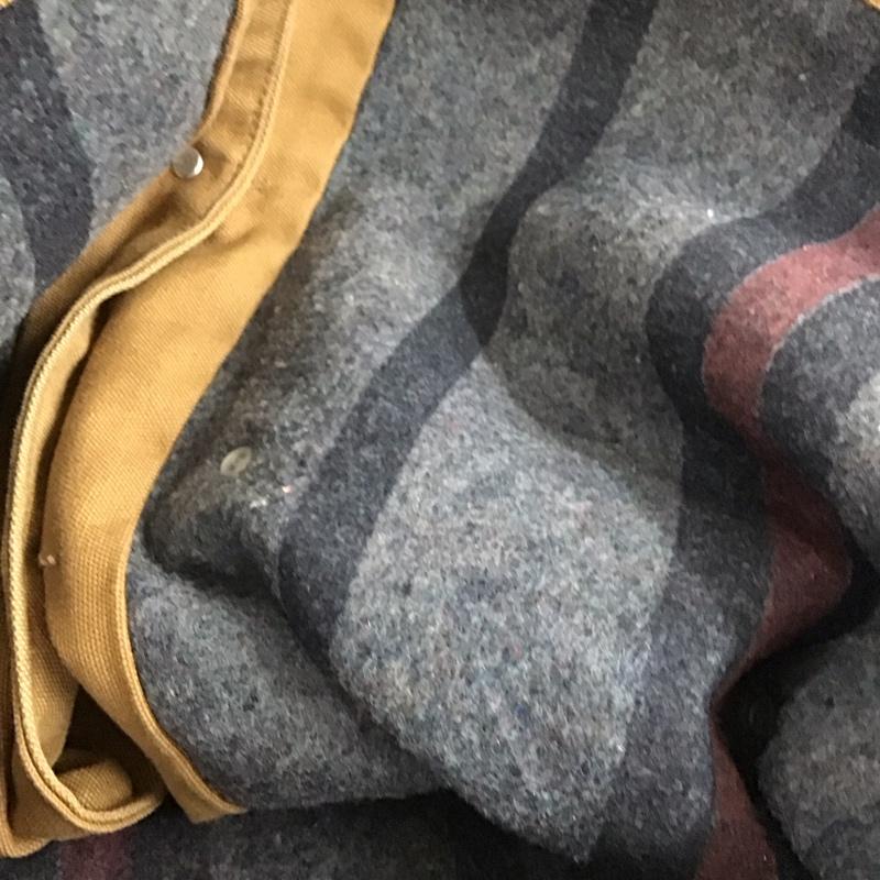 カーハート Carhartt ジャケット、上着 ジャケット、ブレザー カジュアルジャケット アウター カラージャケット フロントボタン 40 ロゴ、文字 ベージュ / ベージュ /  メンズ USED 古着 中古 10142443