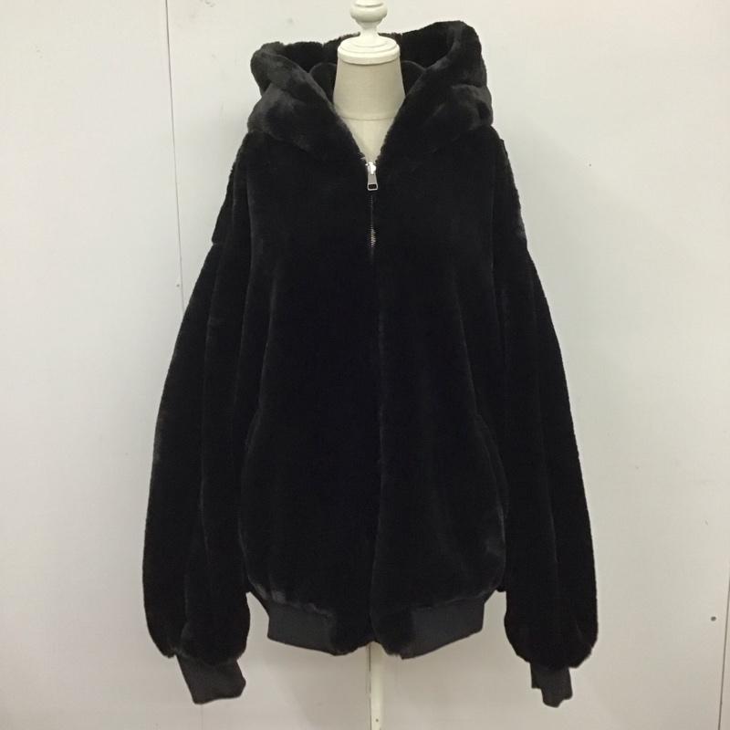 ザラ ZARA ジャケット、上着 ジャンパー、ブルゾン リバーシブル L 無地 黒 / ブラック /  レディース USED 古着 中古 10121379