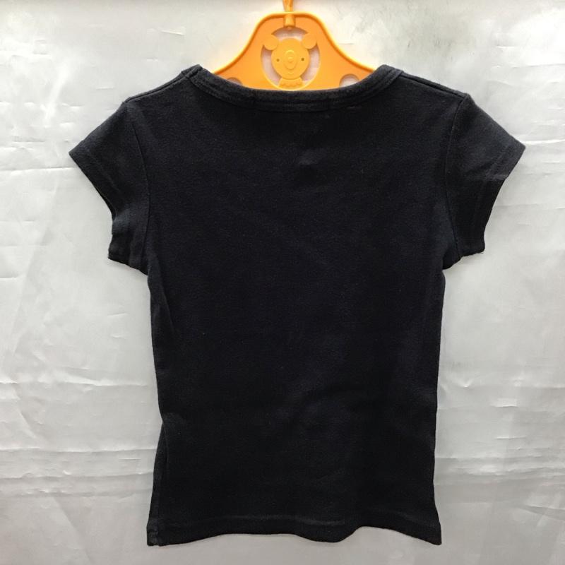 ヒステリックグラマー HYSTERIC GLAMOUR Tシャツ 半袖 110cm キッズ 110cm ロゴ、文字 黒 / ブラック /  ガールズ USED 古着 中古 10116904