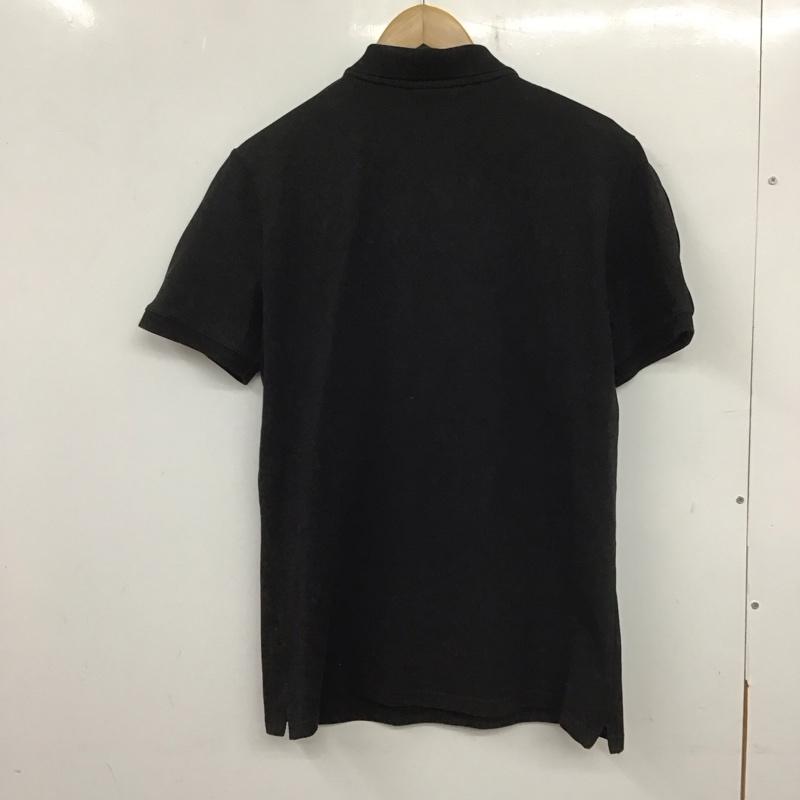 カルヴァン クライン ジーンズ Calvin Klein Jeans ポロシャツ 半袖 半袖ポロシャツ カラーシャツ 半袖カットソー L ロゴ、文字 黒 / ブラック /  メンズ USED 古着 中古 10139876