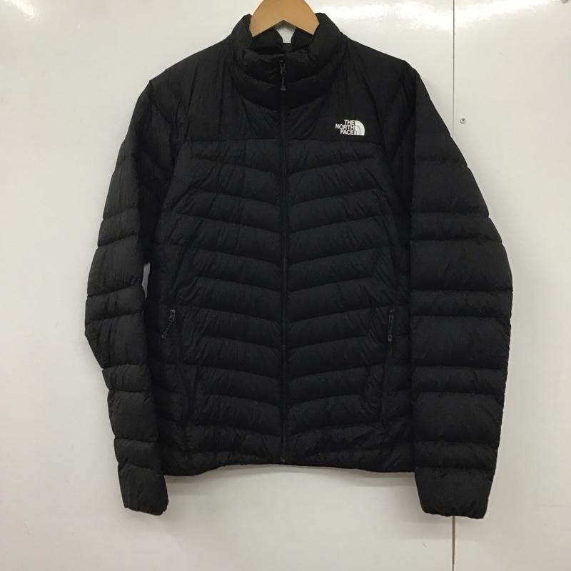 ザノースフェイス THE NORTH FACE ジャケット、上着 ジャンパー、ブルゾン ny32012 サンダージャケット ジップアップジャケット L ロゴ、文字 黒 / ブラック /  メンズ USED 古着 中古 10140821