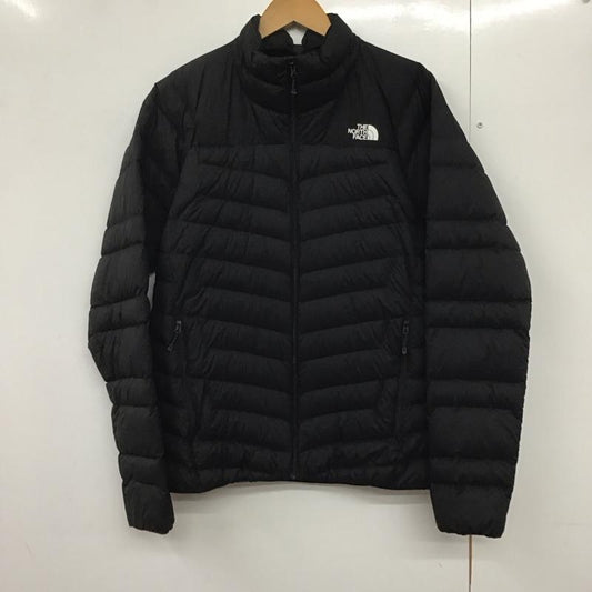 ザノースフェイス THE NORTH FACE ジャケット、上着 ジャンパー、ブルゾン ny32012 サンダージャケット ジップアップジャケット L ロゴ、文字 黒 / ブラック /  メンズ USED 古着 中古 10140821