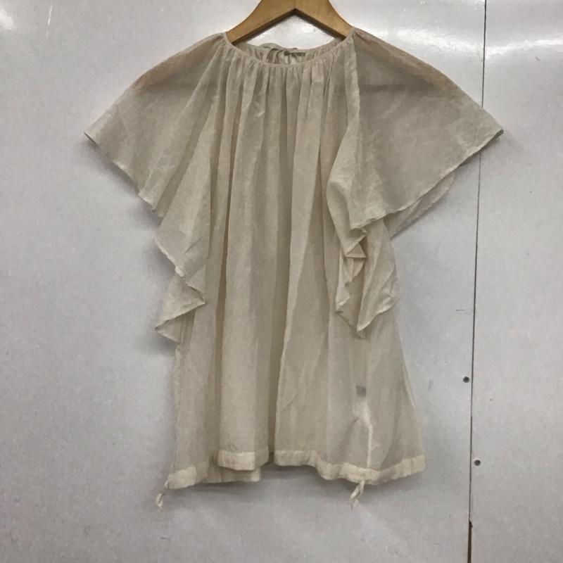 トゥモローランド TOMORROWLAND シャツ、ブラウス 半袖 36 無地 白 / ホワイト /  レディース USED 古着 中古 10144522