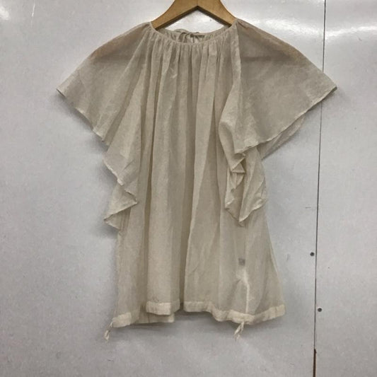 トゥモローランド TOMORROWLAND シャツ、ブラウス 半袖 36 無地 白 / ホワイト /  レディース USED 古着 中古 10144522