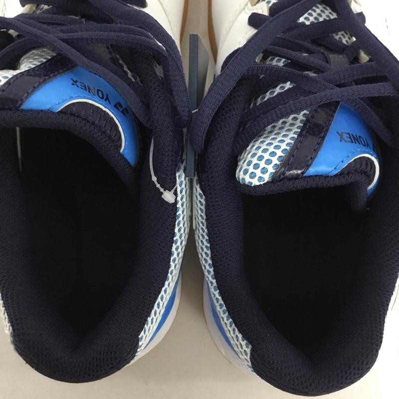 ヨネックス YONEX スニーカー スニーカー SHB769SF パワークッション769SF バドミントンシューズ 24.5cm 箱有 24.5cm ロゴ、文字 白 / ホワイト / X 青 / ブルー / X 紺 / ネイビー /  レディース USED 古着 中古 10147948