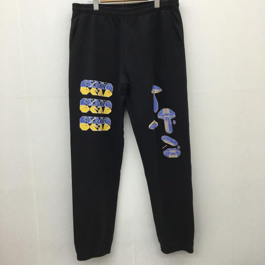 ブレインデット BRAIN DEAD パンツ サルエルパンツ L プリント 黒 / ブラック /  メンズ USED 古着 中古 10119972