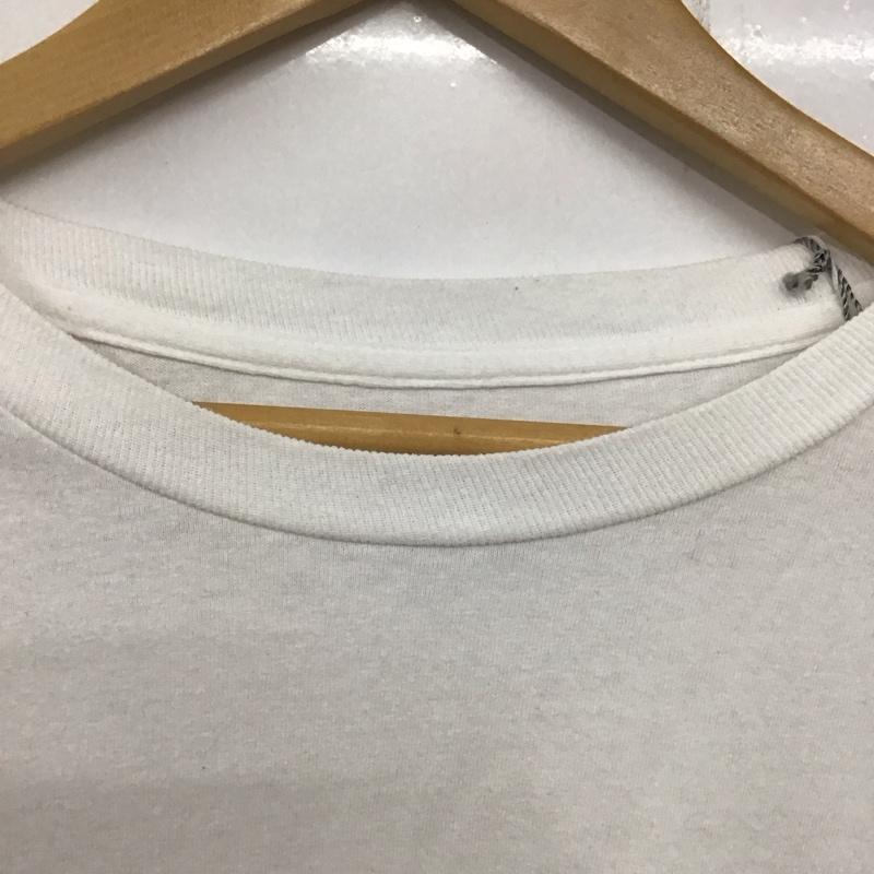 ワコマリア WACKO MARIA Tシャツ 長袖 24SS-WMT-LT01 LONG SLEEVE T-SHIRT L ロゴ、文字 X 刺繍 白 / ホワイト /  メンズ USED 古着 中古 10134811