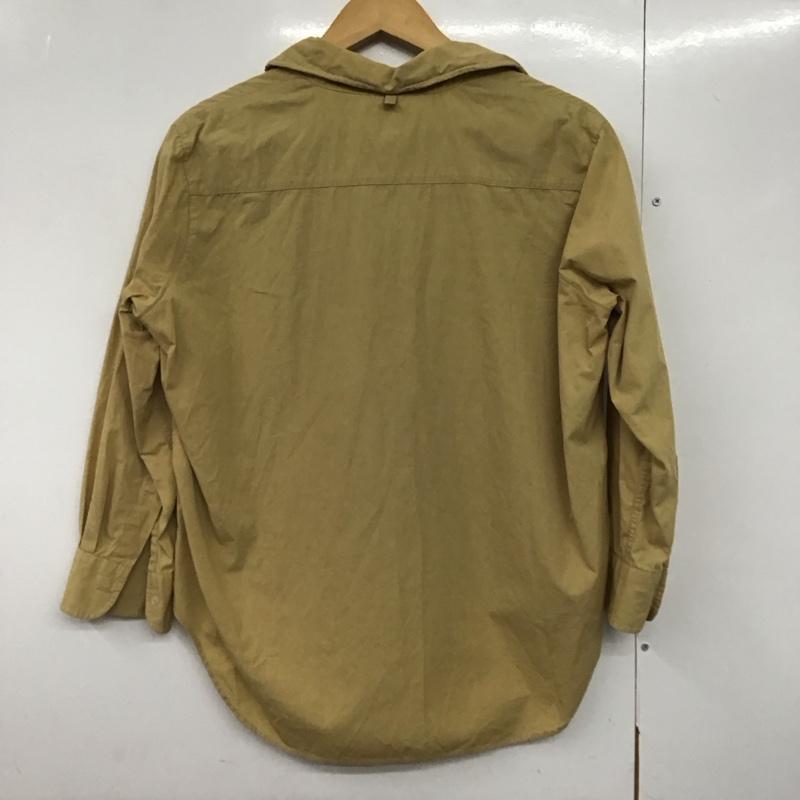 ニコアンド niko and... シャツ、ブラウス 長袖 長袖シャツ 無地シャツ カラーシャツ 3 無地 ベージュ / ベージュ /  レディース USED 古着 中古 10142695