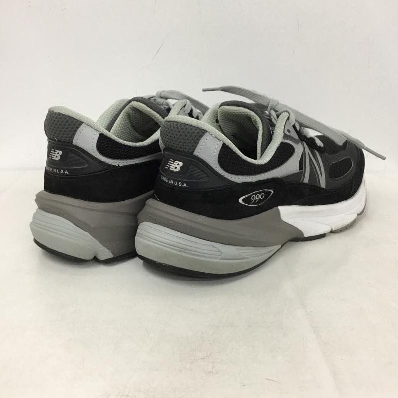 ニューバランス New Balance スニーカー スニーカー M990 BK6 MADE IN USA 28cm 28.0cm ロゴ、文字 黒 / ブラック / X 灰 / グレー /  メンズ USED 古着 中古 10146032