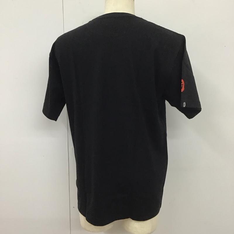 ベイプ BAPE Tシャツ 半袖 半袖カットソー プリントTシャツ クルーネックカットソー BBC L プリント 黒 / ブラック /  メンズ USED 古着 中古 10111945