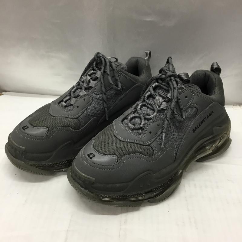 バレンシアガ BALENCIAGA スニーカー スニーカー 541624 TRIPLE S 27.5cm 27.5cm ロゴ、文字 灰 / グレー /  メンズ USED 古着 中古 10106260