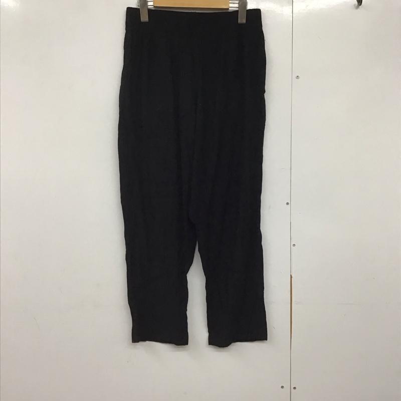 ザラ ZARA パンツ ワークパンツ、ペインターパンツ ワイドパンツ カジュアルパンツ ワークパンツ M 無地 黒 / ブラック /  レディース USED 古着 中古 10142667