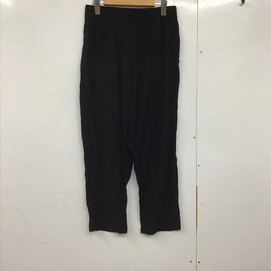 ザラ ZARA パンツ ワークパンツ、ペインターパンツ ワイドパンツ カジュアルパンツ ワークパンツ M 無地 黒 / ブラック /  レディース USED 古着 中古 10142667