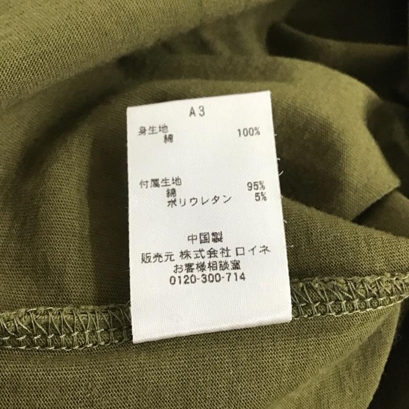 ポールスミス Paul Smith Tシャツ 半袖 半袖カットソー プリントTシャツ クルーネックカットソー L ロゴ、文字 カーキ / カーキ /  メンズ USED 古着 中古 10140480