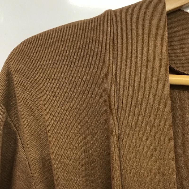 ムルーア MURUA カーディガン 長袖 011630001101 ロングガウン 長袖ロングカーディガン FREE 無地 茶 / ブラウン /  レディース USED 古着 中古 10146141