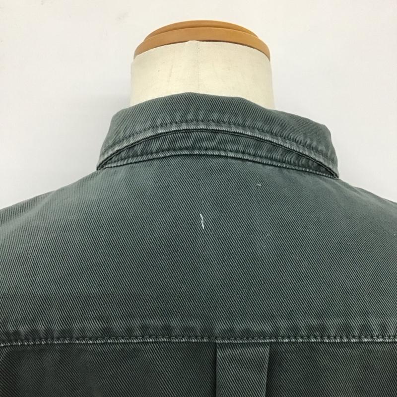 ザラ ZARA シャツ、ブラウス 長袖 長袖シャツ 無地シャツ カラーシャツジャケット XL 無地 カーキ / カーキ /  メンズ USED 古着 中古 10126254