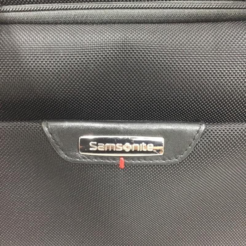 サムソナイト Samsonite ブリーフケース、書類かばん ブリーフケース、書類かばん ビジネスバッグ ロゴ、文字 黒 / ブラック /  メンズ USED 古着 中古 10140440