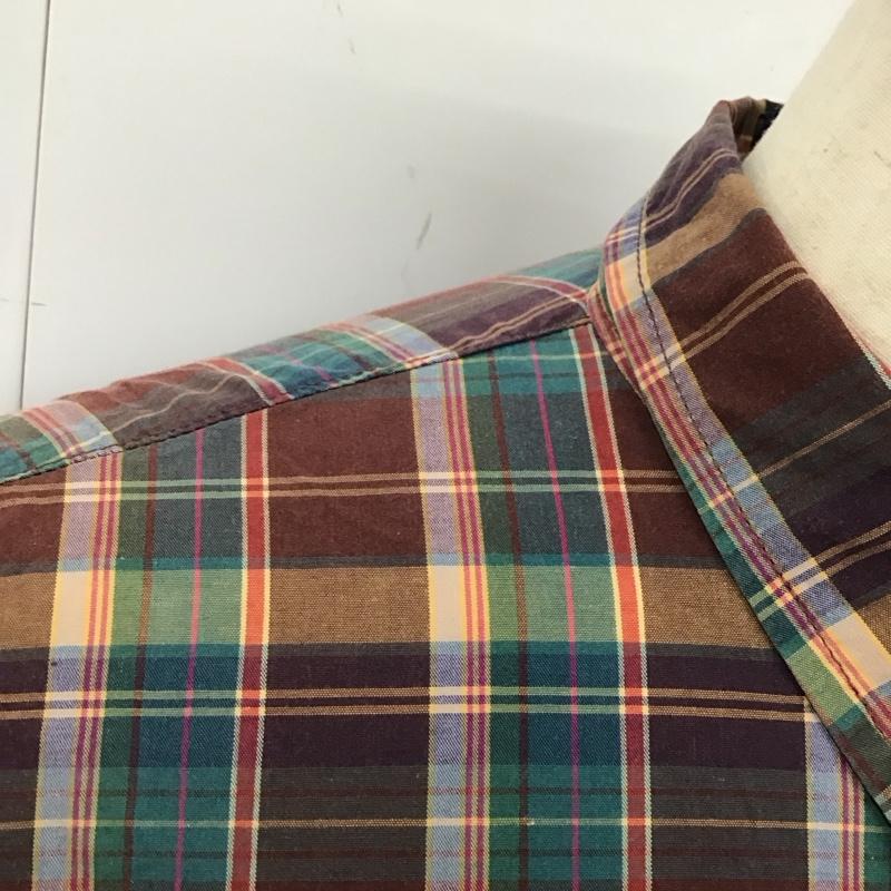 ボルコム VOLCOM シャツ、ブラウス 半袖 半袖シャツ カラーシャツ 半袖カットソー チェックシャツ L チェック マルチカラー / マルチカラー /  メンズ USED 古着 中古 10116336