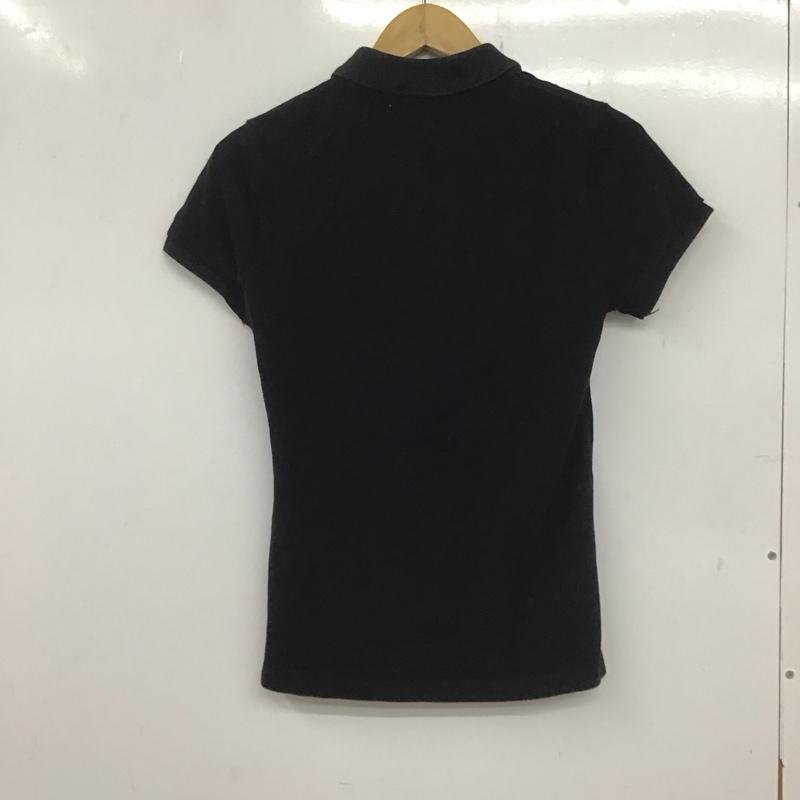 ポロラルフローレン POLO RALPH LAUREN ポロシャツ 半袖 M 無地 黒 / ブラック /  レディース USED 古着 中古 10140229