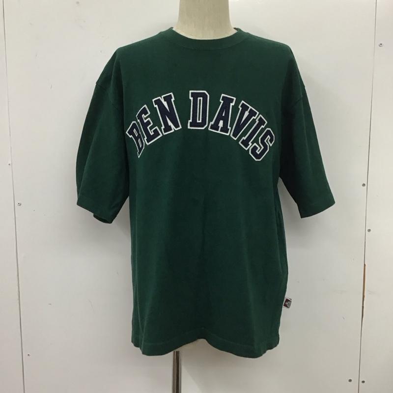 ベンデイビス BEN DAVIS Tシャツ 半袖 C-2580027 CollegeLogoUHS/STee ビッグシルエットオーバーサイズ プリントTシャツ L ロゴ、文字 緑 / グリーン /  メンズ USED 古着 中古 10110734
