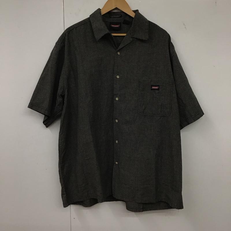 ディッキーズ Dickies シャツ、ブラウス 半袖 半袖シャツ チェックシャツ カラーシャツ XXL チェック マルチカラー / マルチカラー /  メンズ USED 古着 中古 10137686
