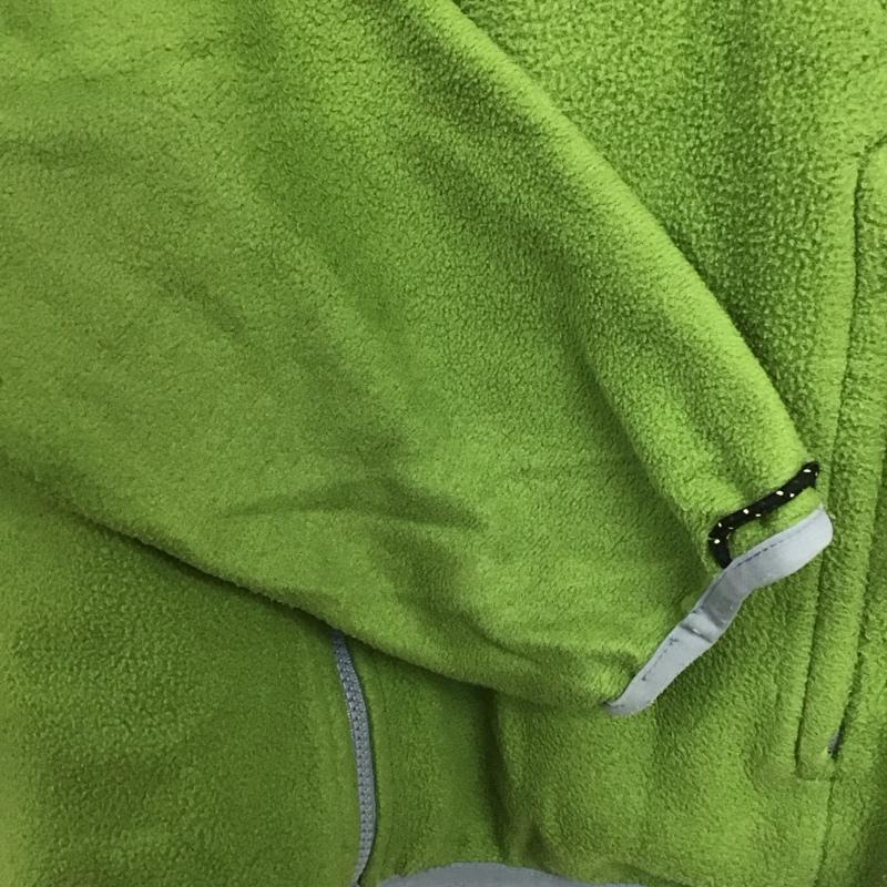 エーグル AIGLE ジャケット、上着 ジャケット、ブレザー ジップアップフリースジャケット アウター 長袖ジャケット スタンドネック L ロゴ、文字 緑 / グリーン /  メンズ USED 古着 中古 10140642