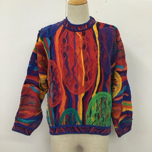クージ COOGI ニット、セーター 長袖 長袖 総柄 マルチカラー / マルチカラー /  メンズ USED 古着 中古 10110803