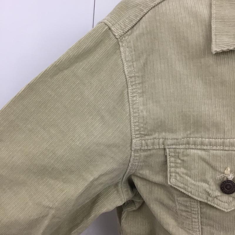 リーバイス Levi s ジャケット、上着 ジャケット、ブレザー コーデュロイジャケット ポケットジャケット カジュアルジャケット カラージャケット 44 無地 ベージュ / ベージュ /  メンズ USED 古着 中古 10109498