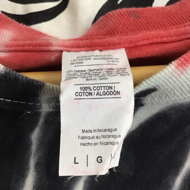 古着 USED カットソー 長袖 長袖カットソー プリントカットソー クルーネック L プリント マルチカラー / マルチカラー /  メンズ USED 古着 中古 10134563