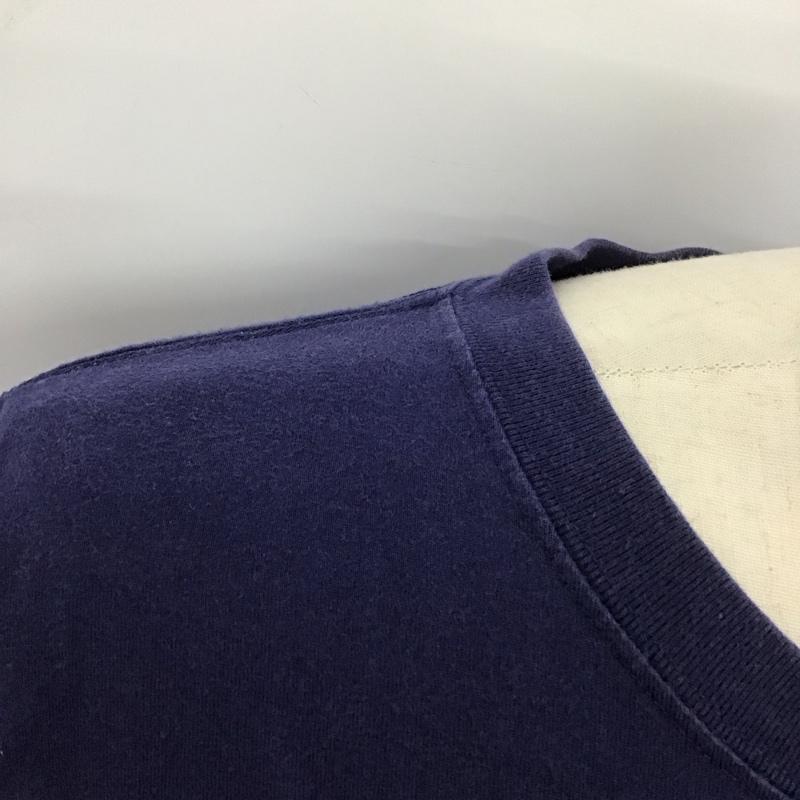エクストララージ XLARGE Tシャツ 半袖 半袖カットソー プリントTシャツ クルーネックカットソー XL ロゴ、文字 紺 / ネイビー /  メンズ USED 古着 中古 10126632