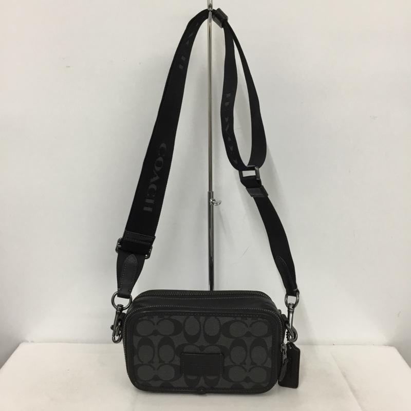 コーチ COACH ショルダーバッグ ショルダーバッグ CM109 シグネチャー ロゴ、文字 黒 / ブラック /  メンズ USED 古着 中古 10149243