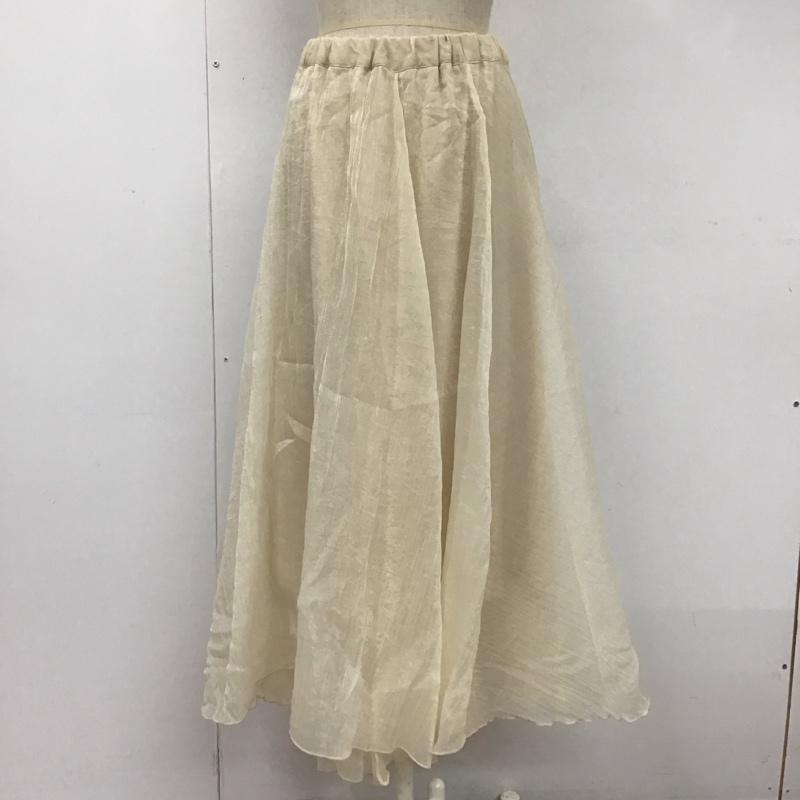 ヘザー Heather スカート ロングスカート ロングスカート フレアスカート カジュアルスカート FREE 無地 ベージュ / ベージュ /  レディース USED 古着 中古 10110902
